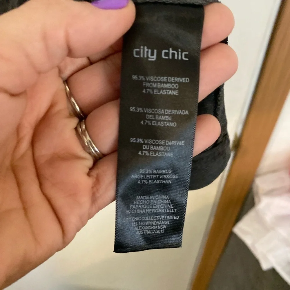 NWT city chic size large/20 camisole pajama top